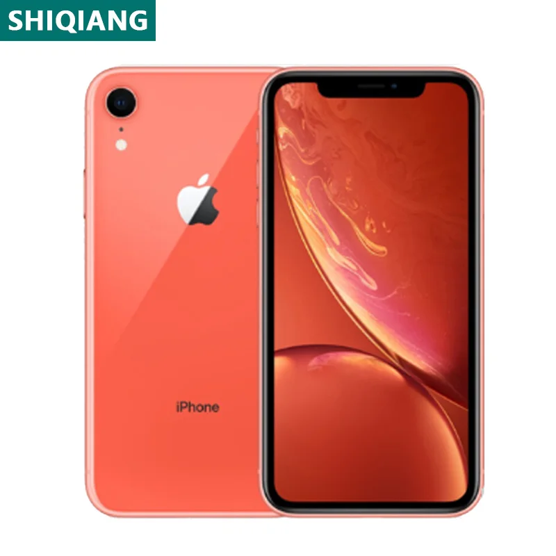 Б/у оригинальный iPhone XR смартфонов 6 1 дюймов A12 уход за кожей лица разблокированный
