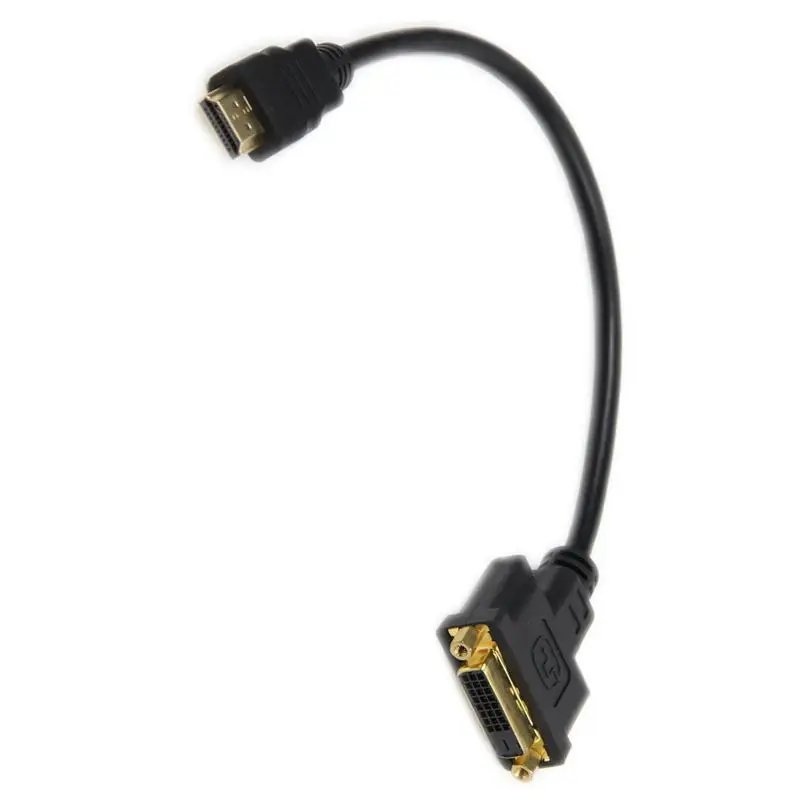 30 см HDMI штекер DVI-D 24+ 1 контактный разъем(M/F) видеокабель, адаптер