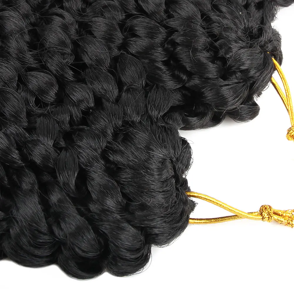 Xnaira Afro Ombre Marley Crochet Braid Hair Fake Colored Strands Synthetic Hair Braids Pre Stretched Braiding Hair Extensions