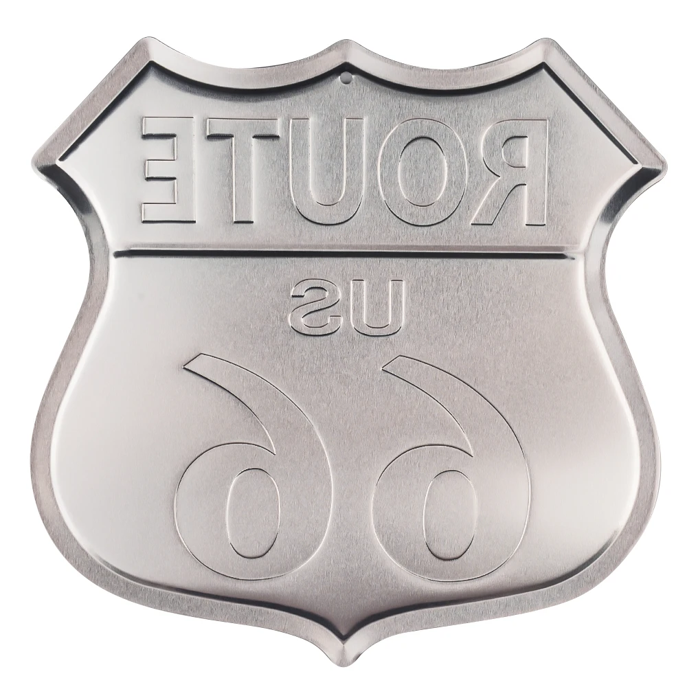 Dl винтажный домашний декор Route 66 Highway Shield оптовая продажа металлический знак|posters