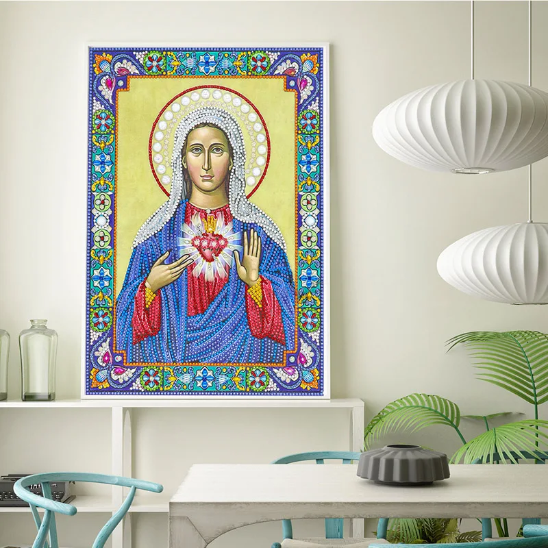 DIY 5D Diamond Painting Icons Diamond Embroidery Mosaic big crystal special stones bead beadwork sale (24)