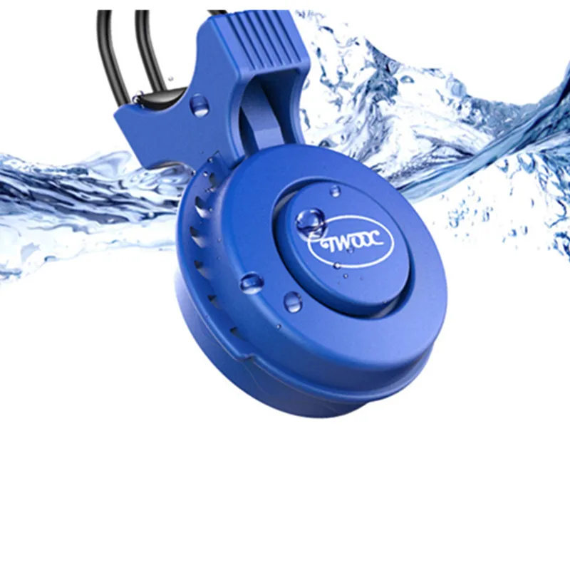 Blue Велосипедный Электрический рожок 120 дБ USB Перезаряжаемый водонепроницаемый руль 3 режима безопасности MTB дорожный горный велосипед звуковая сигнализация велосипедный Звонок - Цвет: Blue