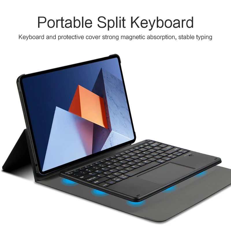 Capa de Teclado para Huawei Matebook e Capa do Tablet Bluetooth Capa Protetora 126 Drc-w58 Drc-w56 Drc-w76 2023 - Imagem 5