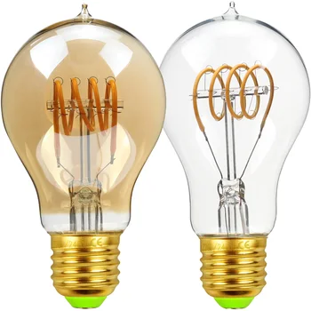 

TIANFAN Led Bulbs Vintage Light Bulb A19 A60 Led Filament 4W Dimmable 110V 220V Decorative Light Bulb