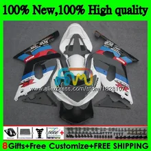 K1 средства ухода за кожей для SUZUKI GSXR-750 Красный Синий blk GSXR600 01 02 03 35BS. 37 GSXR 750 600 ввиде горшка 01-03 CC GSX-R600 GSXR750 2001 2002 2003 обтекатель