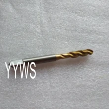 HSS правая спиральная флейта Оловянное покрытие крана M5 0,8 TPI Метрическая спиральная флейта Rigtht ручное Оловянное покрытие крана m5× 0. 8 TPI