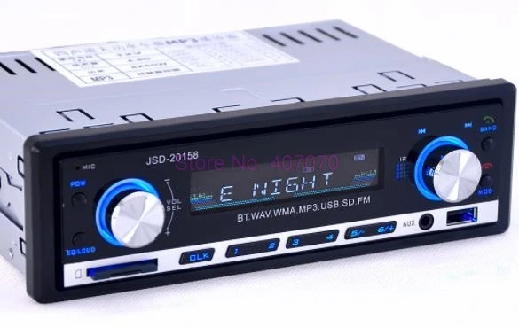 Автомагнитола Uuniversal JSD 20158 50 шт. стерео аудио FM приемник USB MP3 MMC WMA радио для