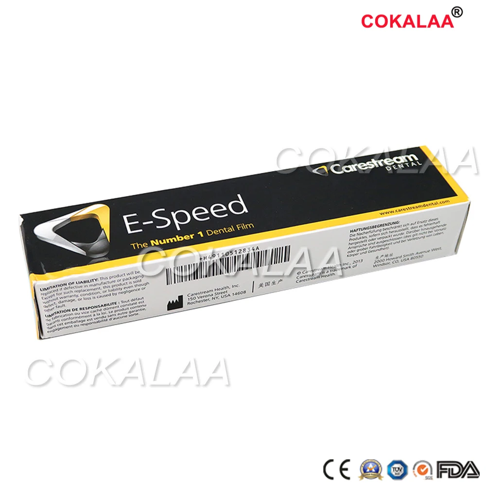 Стоматологическая KODAK Интраоральная E-Скорость 150 ПК/KODAK E-Скорость пленка