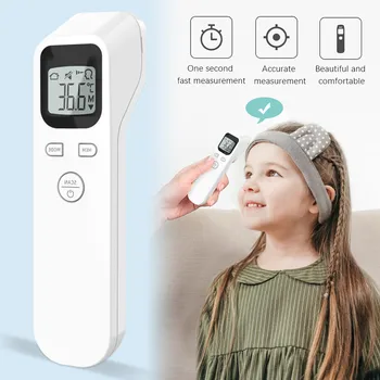 

Sales Digital Fever Infrared Clinical Non Nontact Health Forehead Thermometer Accurate Measurement with LED Screen Clear Reading