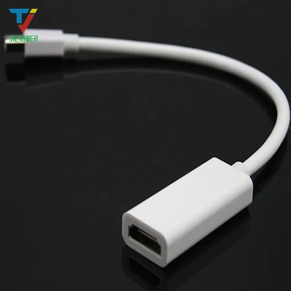 미니 DP-HDMI 어댑터 케이블 미니 디스플레이 포트 썬더볼트 포트 컨버터 맥북 프로 에어 프로젝터 카메라 TV PC 100 개