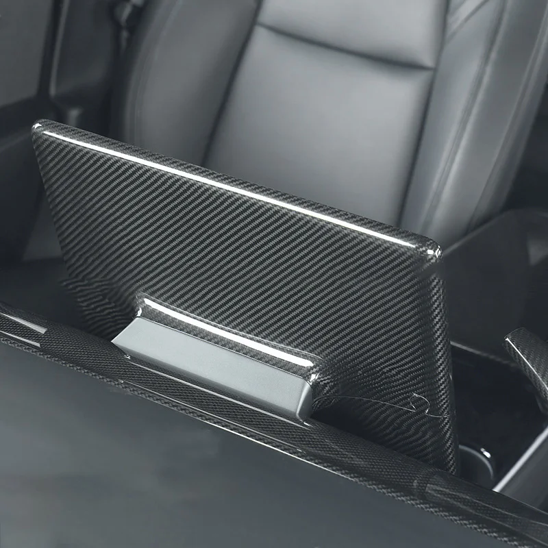 

Car Central Control Screen Back Cover Protective Shell For Tesla Model 3 Model Y 2018-2023 Real Carbon Fiber Accessories