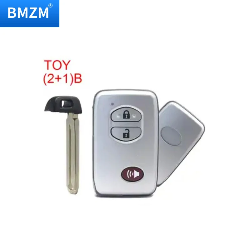 BMZM 2 + 1 кнопки умный дистанционный Автомобильный ключ костюм для Toyota RV4 Crown 2010 2013 с