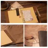 Classic Leather Rings Binder Notebook A5 Personal Genuine Leather Cover Journal Diary Sketchbook Planner Stationery 2