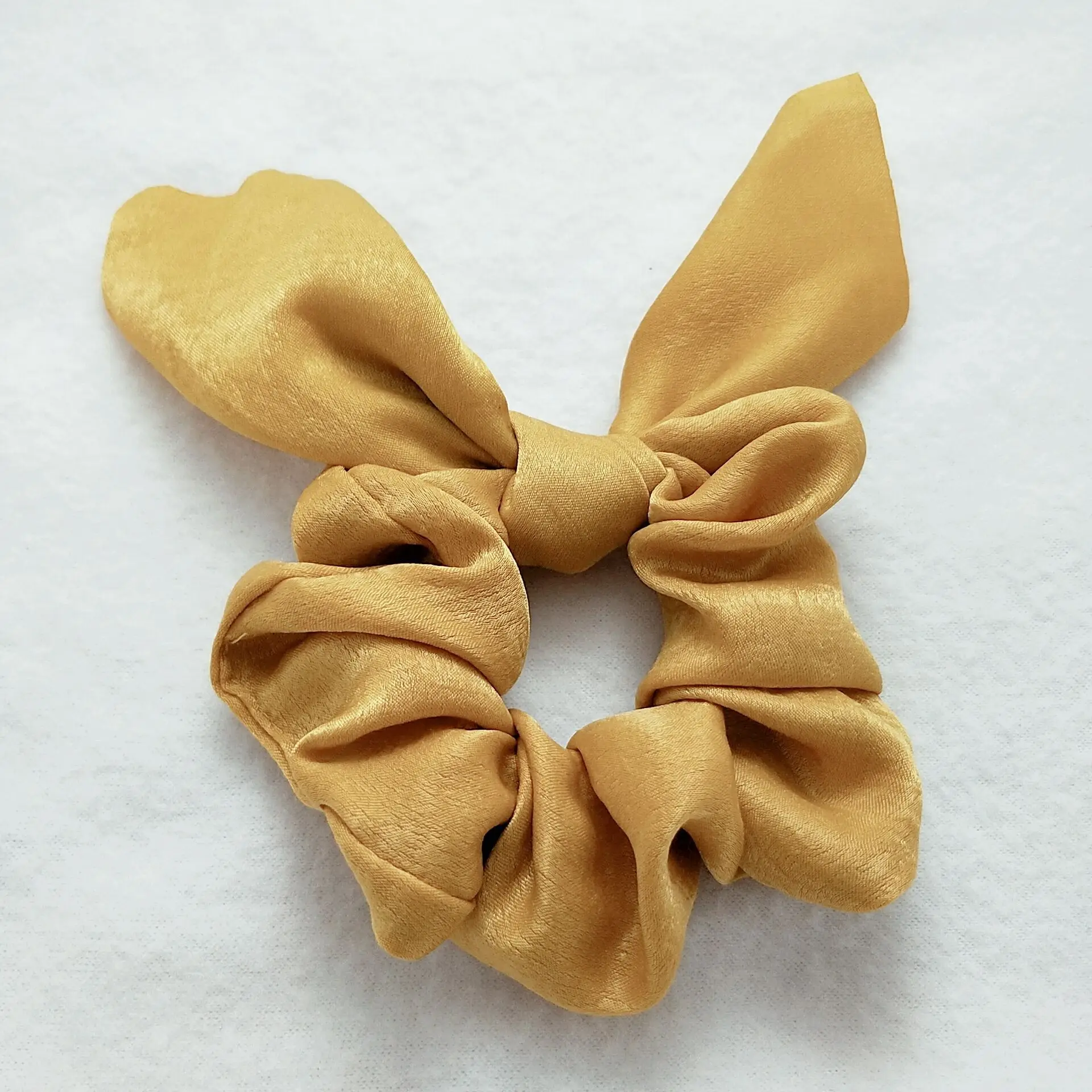 

1PC Fashion Women Scrunchie Soild Color Hair Bow Ponytail Holder Hair Tie Scrunchy Satin Velvet Fabric Bow Knot Hair Accessories
