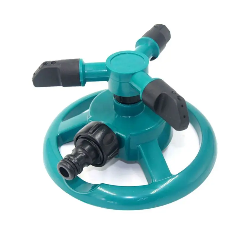 

3 Nozzles Arm Automatic Irrigation 360 Degree Rotating Lawn Sprinkler Adjustable Spray