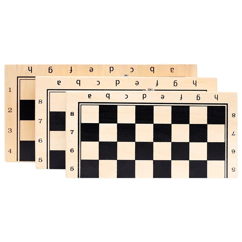 Yernea Magnetic Chess Set Wooden Wooden Checker Board Solid Wood Pieces Folding Chess Board High-end Puzzle Chess Game