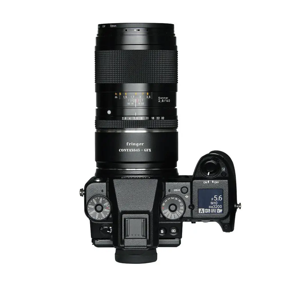 Адаптер автофокуса Fringer Contax 645 C645 объектив для камеры Fuji GFX100 50S 50R|Адаптеры