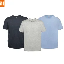 Xiaomi Cottonsmith Мужская Домашняя футболка 2 шт. свободная удобная мягкая Освежающая дышащая толстовка с коротким рукавом спортивная летняя одежда