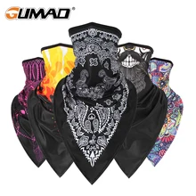 Спортивная Бандана с УФ-защитой треугольная маска для лица волшебный лыжный шарф для рыбалки, велоспорта, бега, пешего туризма, шеи, платок на голову для мужчин и девочек