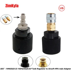 Airsoft Refill Charging Adapter HPA Magazine Adapter Female Male 2202Foster Quick Disconnect Coupler