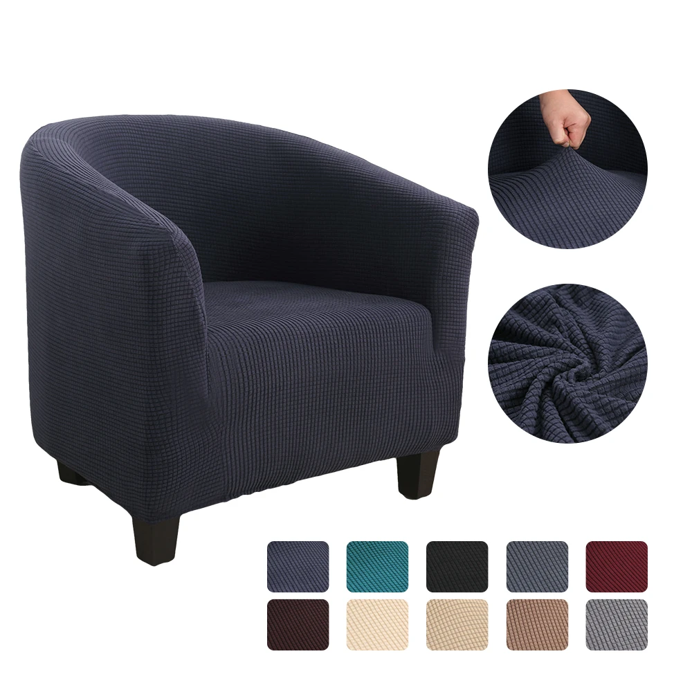 Elastic Coffee Tub Armchair Sofa Cover Protector Washable Furniture Slipcover High Quality Hotel Home Spandax Single Seat Covers|Sofa Cover| - AliExpress