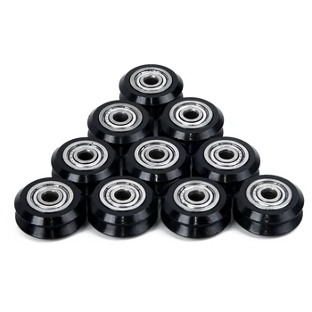 

10pcs POM Wheels Big Pulley Linear With Bearing For 3D Printer Accessories New