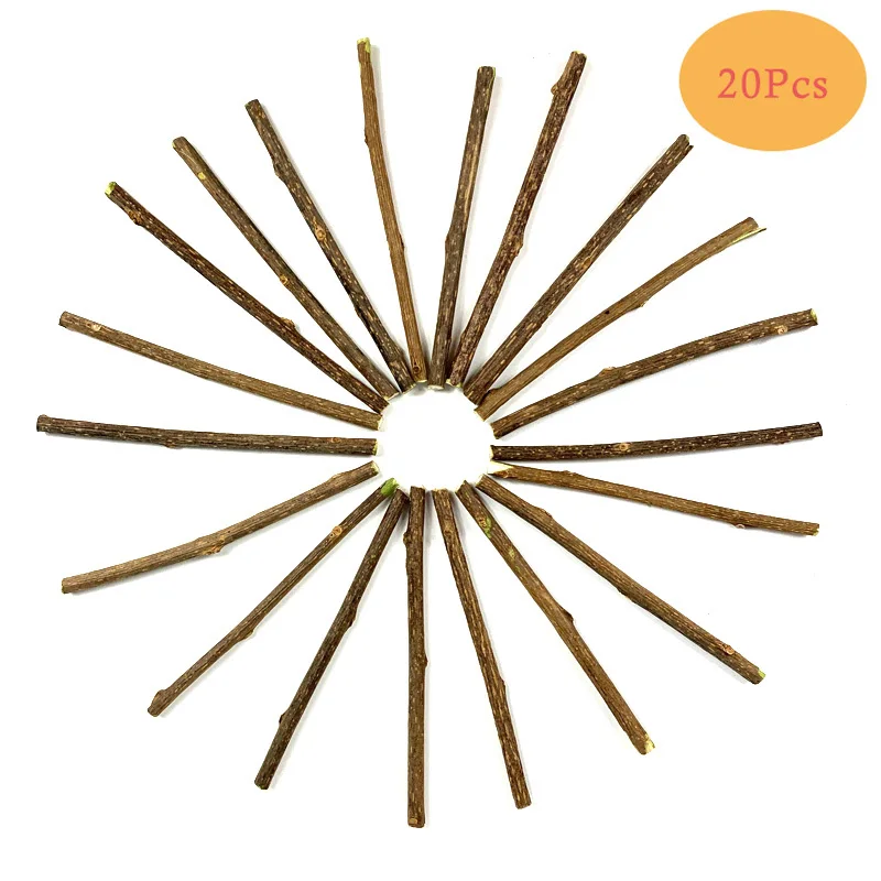 Dia 0.5-0.7cm 20Pcs 10/15/20 штук натуральная кошачья мята домашняя кошка молярная игрушка Matatabi зубная паста для кошек для чистки зубов игрушки Silvervine Кошка снэк-палочки - Цвет: Dia 0.5-0.7cm 20Pcs