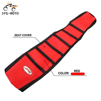 

Motorcycle Rubber Striped Soft-Grip Gripper Soft Skin Seat Cover For HONDA XR250R XR 250R 250 R 1996-2004 Dirt Pit Bike
