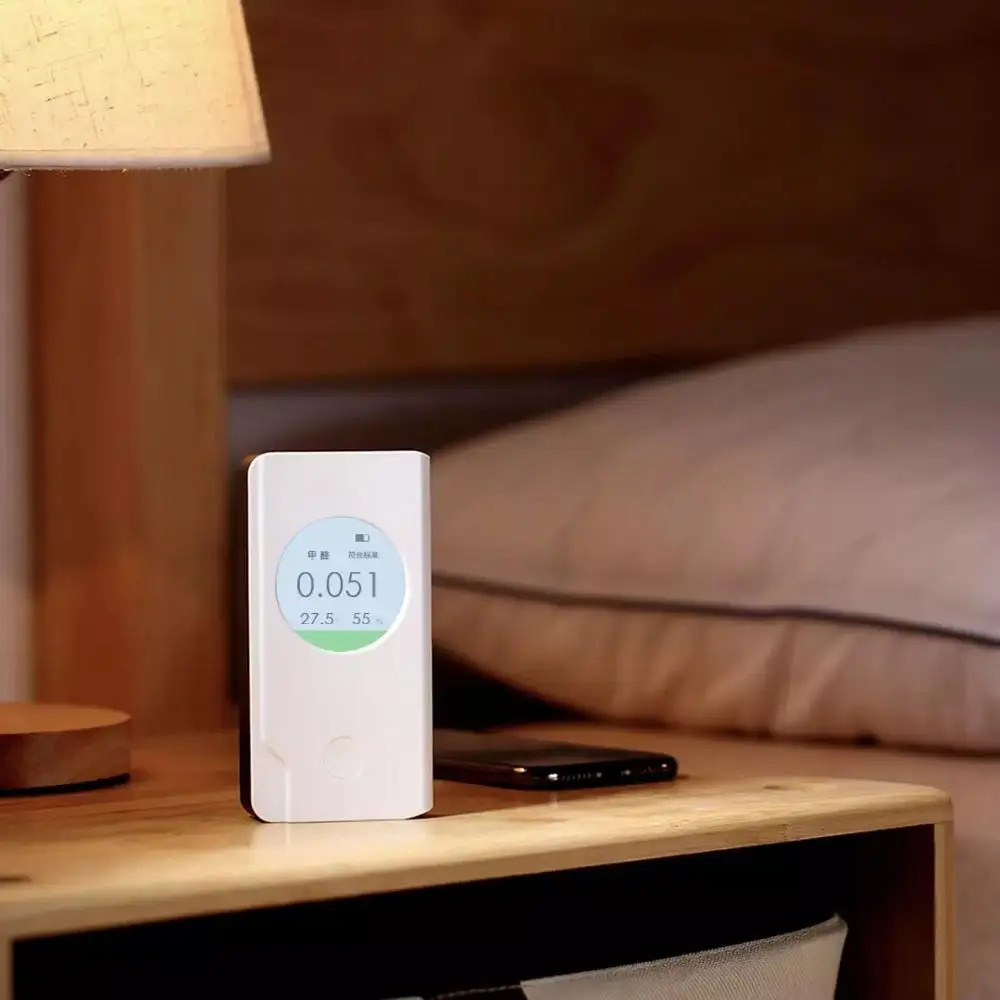 New Xiaomi Miaomiaoce Formaldehyde Detector Rechargeable Excess Remind Temperature & Humidity LCD Display Smart Air Detector