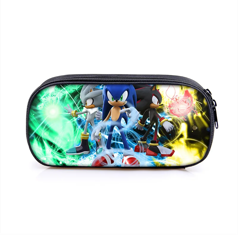 Мультфильм Супер Марио Bros Соник дети PencilBag студента PenBag для детей новые милые высококачественные канцтовары сумка пенал - Цвет: 28