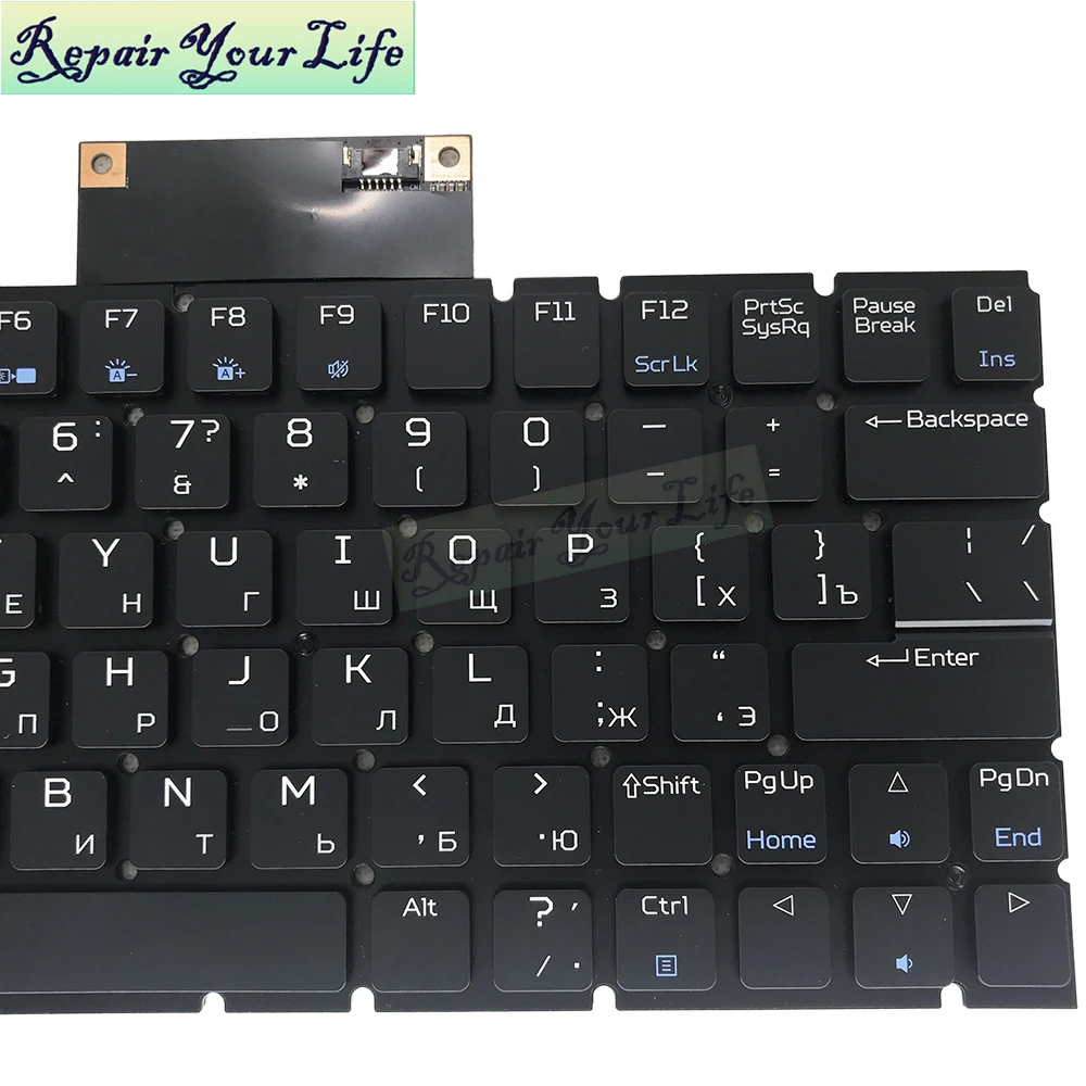 Teclado Retroiluminado de Substituição para Acer Predator Triton 900 Pt91771 ru Teclado Russo Retroiluminação Ms3p-p71brl - Imagem 4