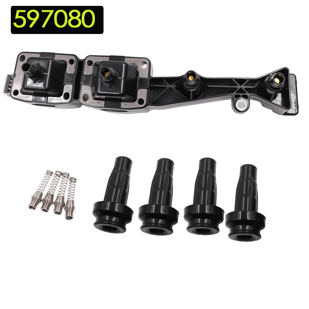 Катушка зажигания 597080 для PEUGEOT 1007 206 307 308 PARTNER Citroen Berlingo C2 C3 C4 Xsara 1 6 597099 96363378 5970 80 2526182A