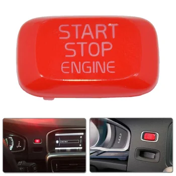 

For Volvo V40 V60 S60 XC60 S80 v50 XC70 Start Button Sticker ABS Panel Car New