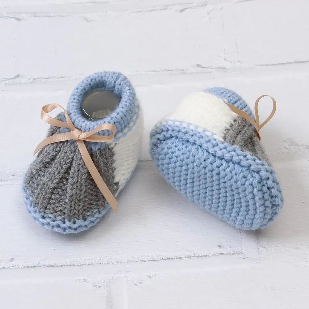Newborn First Walkers for Baby Boys Girls Crib Shoes Super Soft Anti-Slip Knitted Toddler Infantil Prewalker 0-24M Kids Footwear