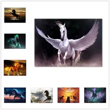 Серия Dream Horse, большие ковры, мультяшная детская комната, 3D Рисунок, ковер для детской спальни, игровая площадка, Детские Противоскользящие коврики для ползания