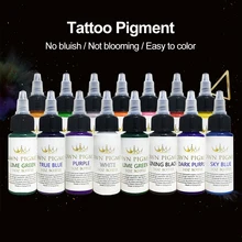 30 мл/бутылка пигмент натуральных растительных тату чернил для полуперманентных бровей подводка для глаз губ боди Искусство Краска макияж тату принадлежности инструмент