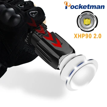 

Level up XHP90 Led Lamp bead XHP90 2.0 torch flashlight Newest tactical flash light zoom waterproof use 18650 battery 26650