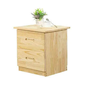 

Simple Modern Bedside Table Simple Shelf Nordic Imitation Solid Wood Bedroom Bedside Economical Storage Small Cabinet