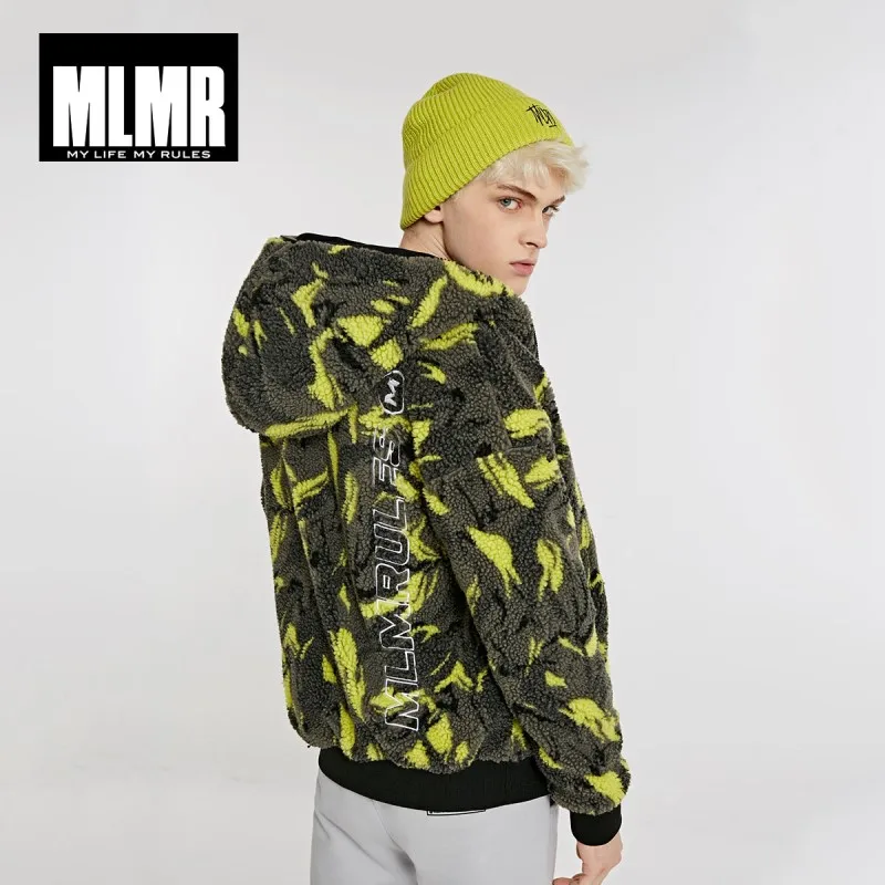 JackJones Men's Camouflage Printed Style Imitation Lambs Wool Jackets 218409510 JackJones Men's Camouflage Printed Style Imitation Lambs Wool Jackets 218409510