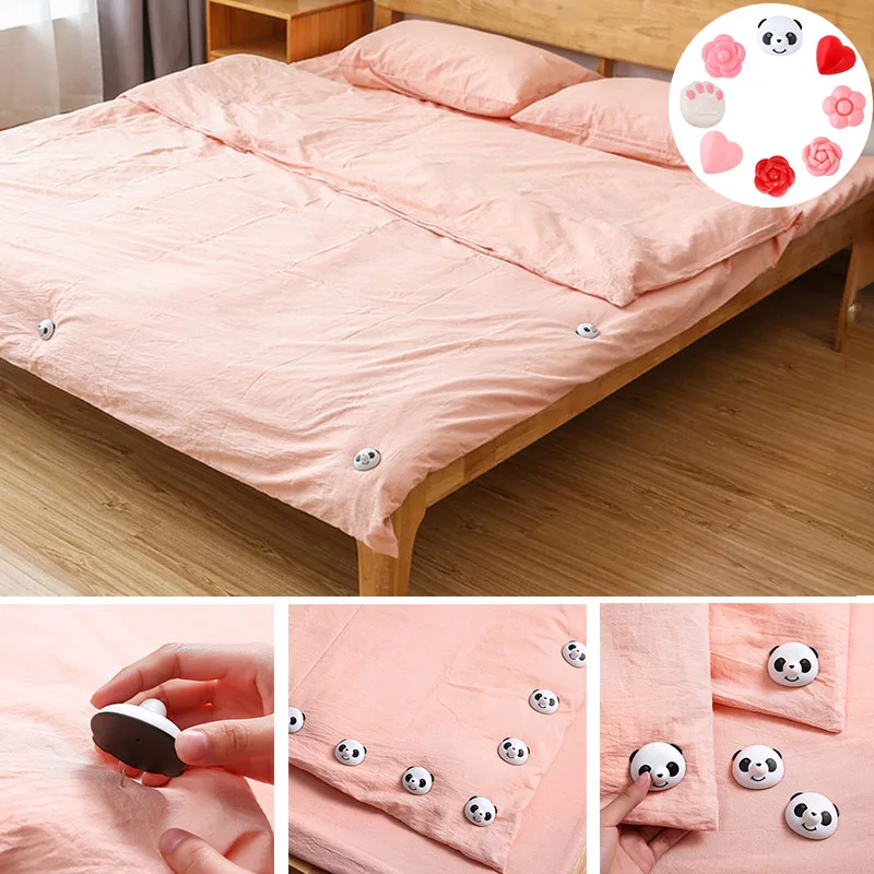 Kicode Multipurpose 4X Ironing Board Cover Clip Bed Sheet Fasteners Grippers Suspenders Bed Sheet Holders Bed Sheet Stra 