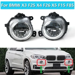 For BMW X3 F25 X4 F26 X5 F15 F85 2014 2015 2016 Car Front Bumper LED Fog Light Lamp DRL Driving Lamp 63177317251 63177317252