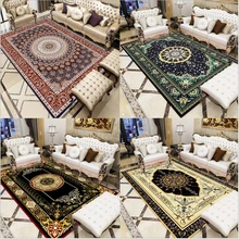 Ковер AOVOLL для гостиной, Рождественский ковер, Европейский элегантный винтажный этнический персидский ковер, ковер для спальни, серый Современный домашний декор