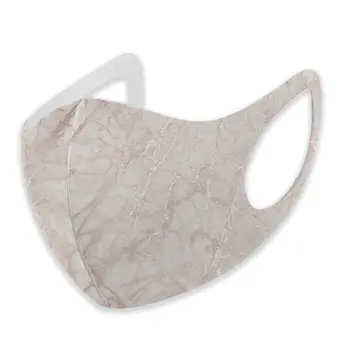 

Rose Gold Marble print The stylish windproof and dustproof mask can clean the dustproof external shielding cloth.