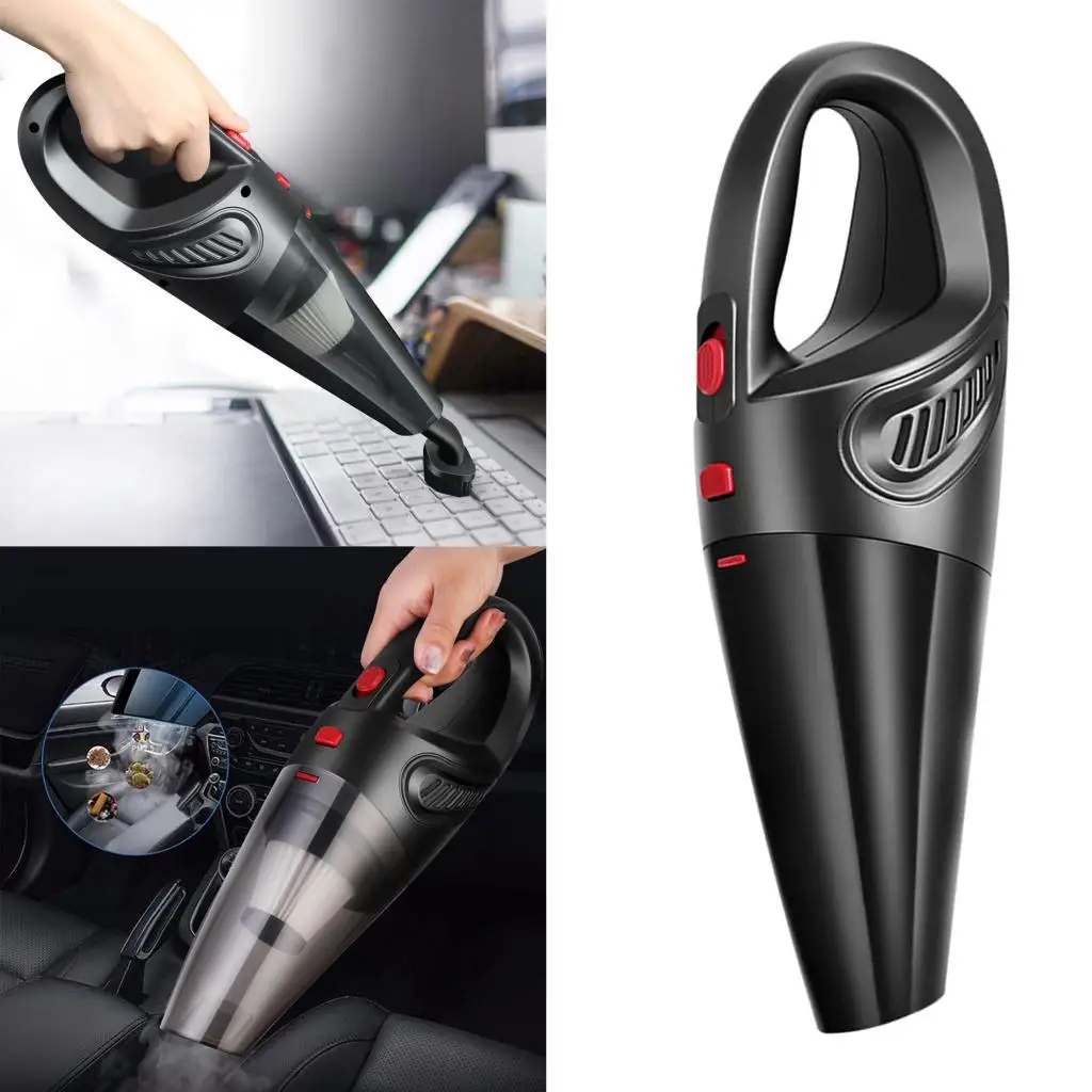 Handheld Vacuum Cleaner Cordless Rechargeable 5000pa Strong Suction Lightweight Wet/Dry Vacuum for Home Pet Hair Car Cleaning