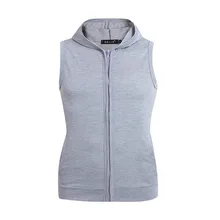 Для мужчин однотонный Цвет, состоящий из кардигана с рисунком, пришитого жилета и Для Мужчин's Versitile модные M-5xl с капюшоном без рукавов майки больших размеров