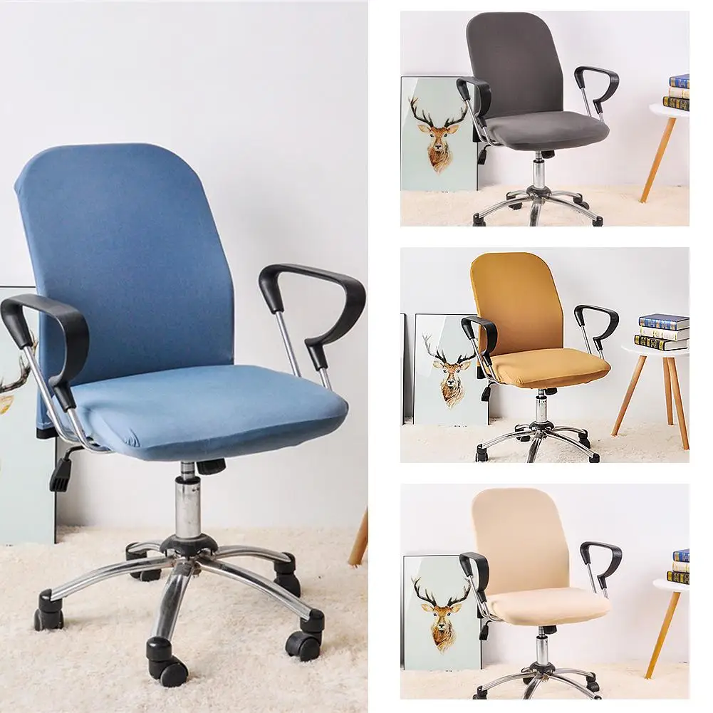 

Universal Chair Covers Protective Stretchable Rotating Chair Slipcover Removable Swivel Chair Case For Computer Office Gadgets