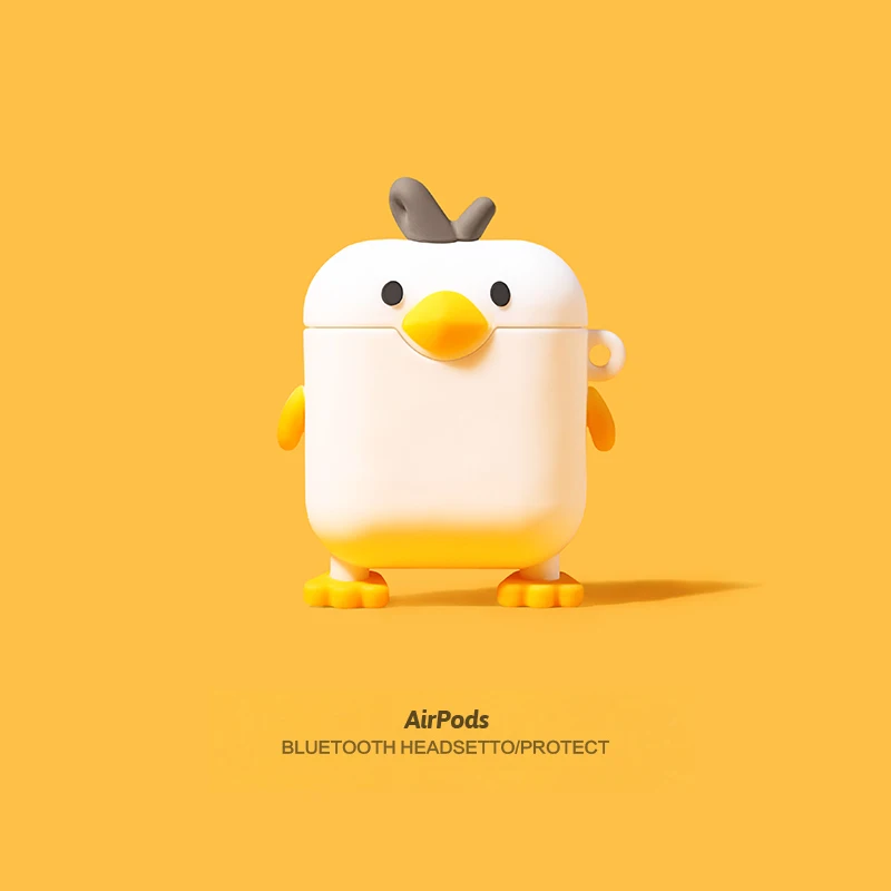 Симпатичный защитный чехол для airpods силиконовый наушников apple airpods2 1 airpodspro Мягкий