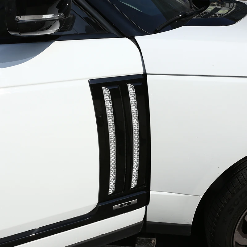 4 стиля ABS Автомобильная Боковая дверь вентиляционные отверстия комплект отделки для Land Rover Range Rover Vogue SVO- автомобильные аксессуары