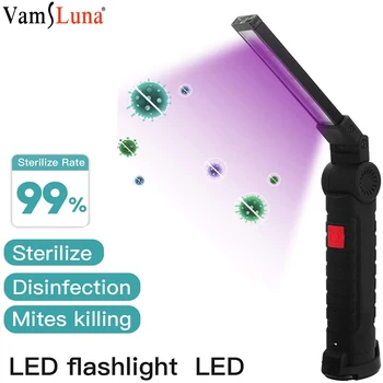 

Rechargeable UV Sterilizer Wand LED Electric Sanitizer Disinfection UVC Lamp Phone Germicidal light Anti Germs for Home Toilet