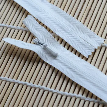 

ykk nylon invisible silent zipper 15-60cm 3# stealth silent silent white zipper zipper dress skirt